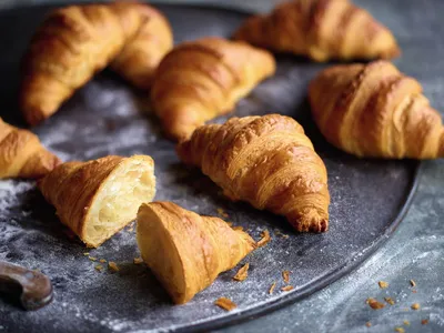 Croissant con lievito madre