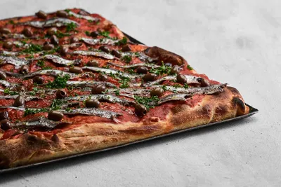 Pizza in teglia tipo alla Romana con O-tentic Selezione Pinsa