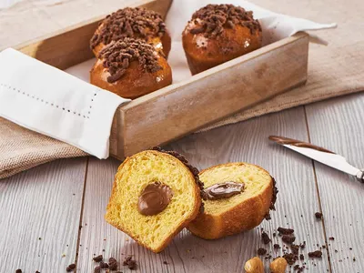Brioche nocciola e caffè